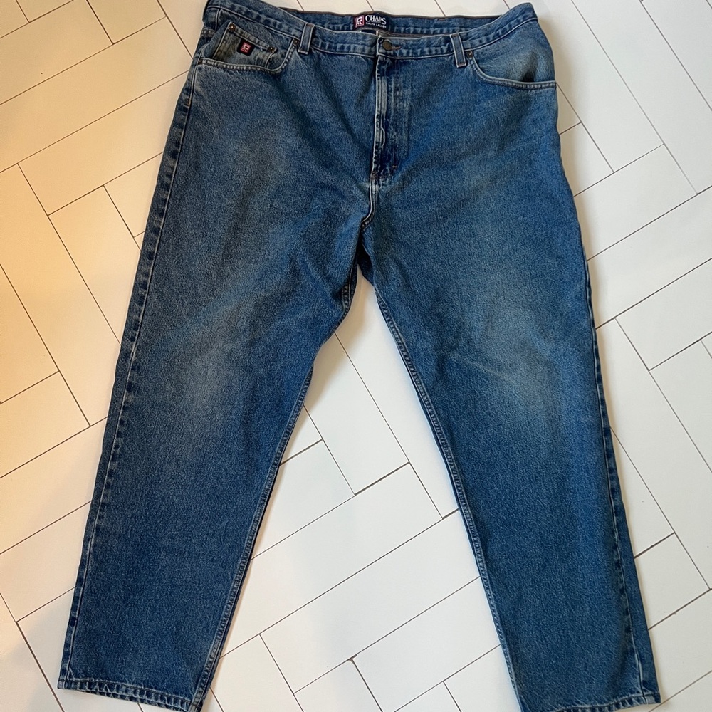 Vintage Chaps Ralph Lauren Men’s Jeans W48 L32 – 100% Cotton, Relaxed Fit